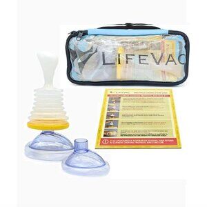 Lifevac Home First Kit for Emergency Portable Suction Tool Airway Travel NEW